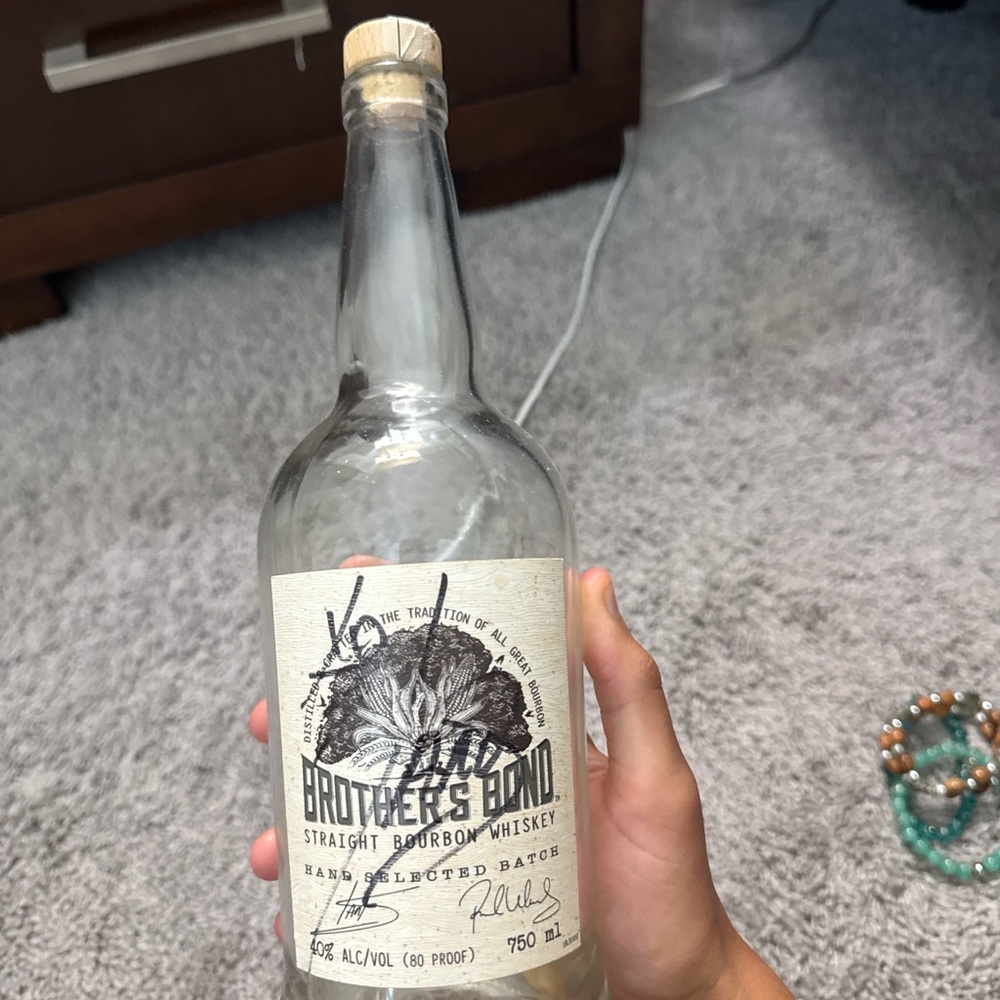 Ian Somerhalder Signed Brother’s Bond Bourbon Bottle (AUTHENTIC COLLECTIBLE)